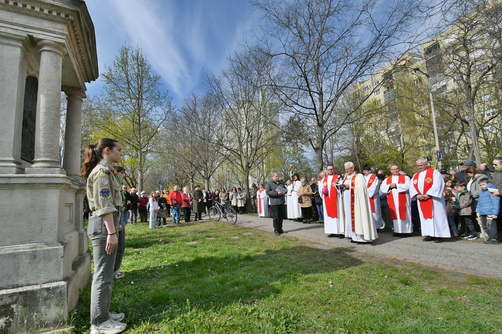 Nagypénteki közös városi keresztút a Palotavárosi kálváriasoron 2026.